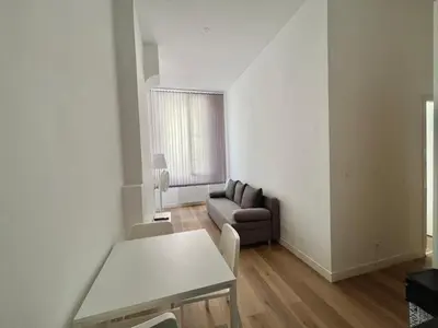 Coin salon dans l'établissement Joli T2 en plein centre-ville de Lyon