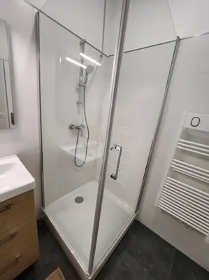 Salle de bains dans l'établissement Joli T2 en plein centre-ville de Lyon