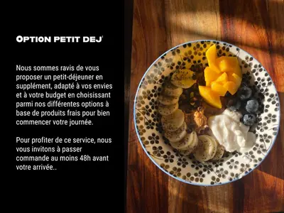 Nourriture dans la maison d'hôtes ou à proximité