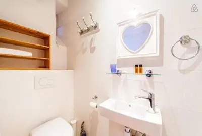 Salle de bains dans l'établissement Le charme au cœur du Vieux Lyon AIL