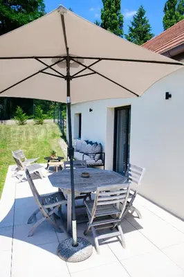 Terrasse ou espace extérieur de l'établissement Le Clos des Ecureuils