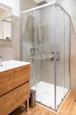 Salle de bains dans l'établissement Croix Paquet - Appartements à Lyon