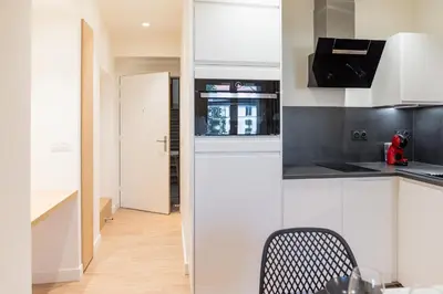 Cuisine ou kitchenette dans l'établissement Croix Paquet - Appartements à Lyon