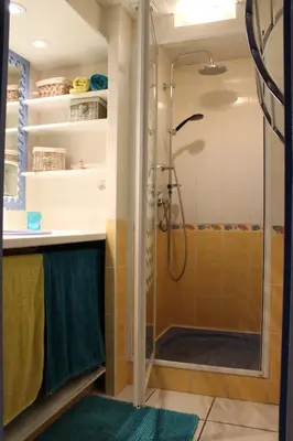 Salle de bains dans l'établissement A la belle étape