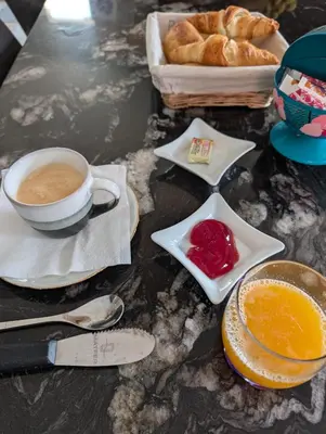 Nourriture dans le B&B/chambre d'hôtes ou à proximité