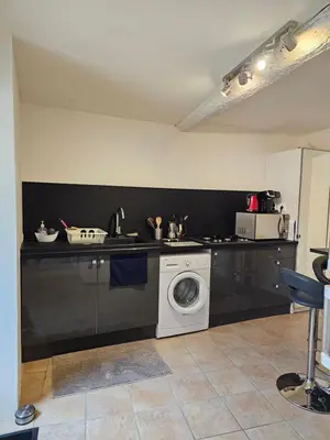 Cuisine ou kitchenette dans l'établissement Appartement de caractère