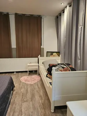 Coin salon dans l'établissement Appartement de caractère