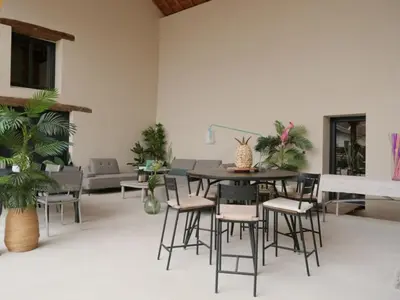 Coin salon dans l'établissement L'HERMANCERIE