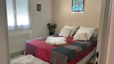 Un ou plusieurs lits dans un hébergement de l'établissement Maison quiétude