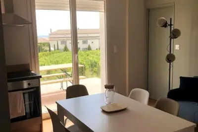 Coin salon dans l'établissement Petit Gîte de Javernières Rez de jardin