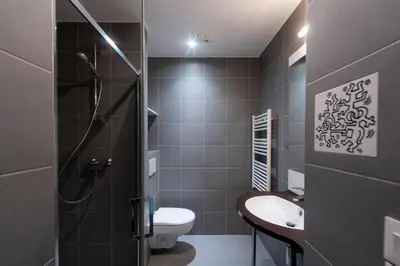 Salle de bains dans l'établissement Résilodge Lyon 2