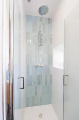 Salle de bains dans l'établissement Domaine de La Baisse