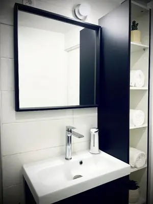 Salle de bains dans l'établissement Centre Vienne Appartement 2 chambres,2 salles de bain proche Lyon