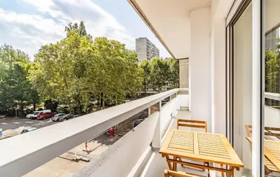 Balcon ou terrasse dans l'établissement T2 Tête d’Or Confort + Parking gratuit