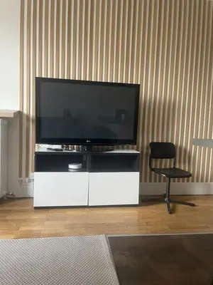 Télévision ou salle de divertissement dans l'établissement Appartement T3 Lyon, part Dieu