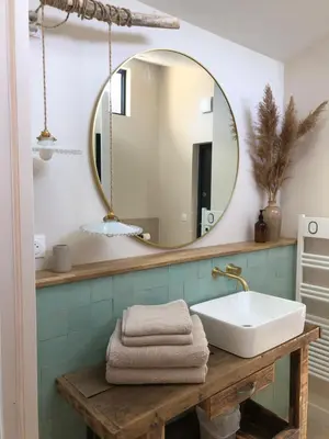 Salle de bains dans l'établissement La parenthèse