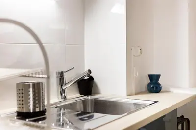 Cuisine ou kitchenette dans l'établissement All in Lyon | Appartement cosy avec mezzanine Lyon centre