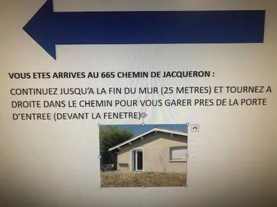 Plan de l'établissement Le Jacquéron