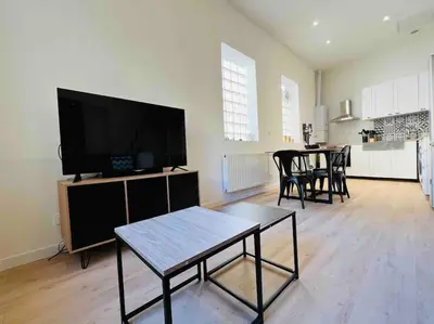 Cuisine ou kitchenette dans l'établissement Sun Mezzanine