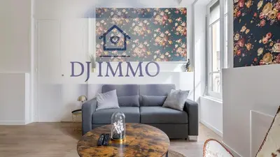 Coin salon dans l'établissement Appartements Lyon 3