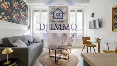 Coin salon dans l'établissement Appartements Lyon 3