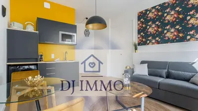 Cuisine ou kitchenette dans l'établissement Appartements Lyon 3