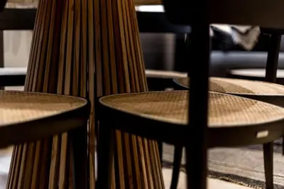 Coin salon dans l'établissement AllinLyon | Exceptionnel et paisible suite Moulin