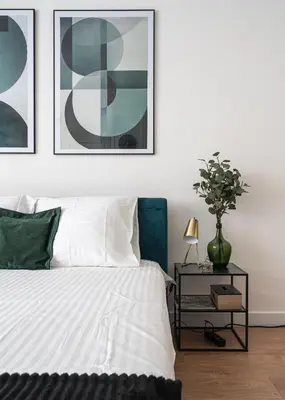 Un ou plusieurs lits dans un hébergement de l'établissement Casa Lyon Cosy 1 Br Flat Part Dieu