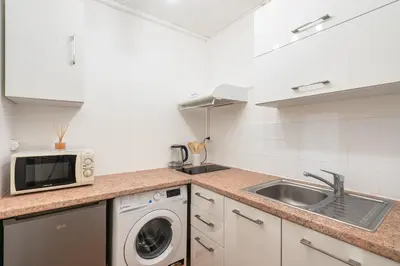 Cuisine ou kitchenette dans l'établissement Casa Lyon Cosy 1 Br Flat Part Dieu