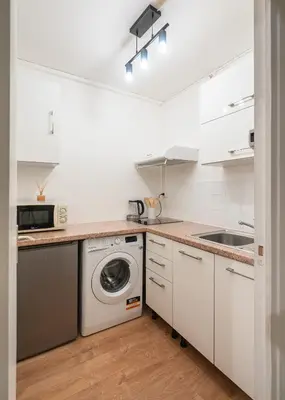Cuisine ou kitchenette dans l'établissement Casa Lyon Cosy 1 Br Flat Part Dieu