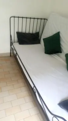 Un ou plusieurs lits dans un hébergement de l'établissement Casa Lyon Cosy 1 Br Flat Part Dieu
