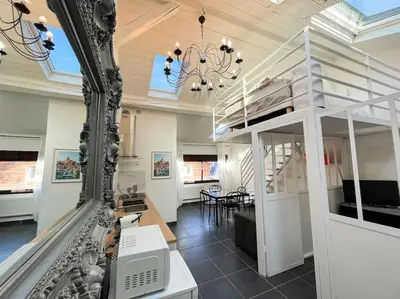 Cuisine ou kitchenette dans l'établissement Spring Palm - Appartement 4 personnes - Check in h24 & Wifi