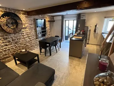 Coin salon dans l'établissement Le petit nid du Vivier