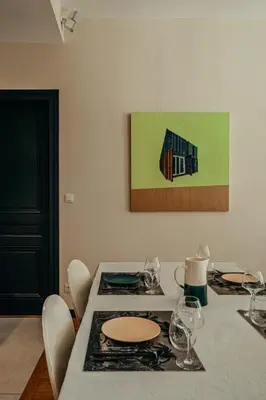 Plan de l'établissement Superbe appartement lyonnais, vue sur Saône