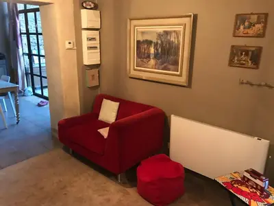 Coin salon dans l'établissement Maison complète 