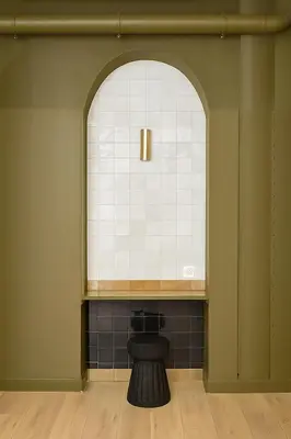 Salle de bains dans l'établissement Le Kaolin