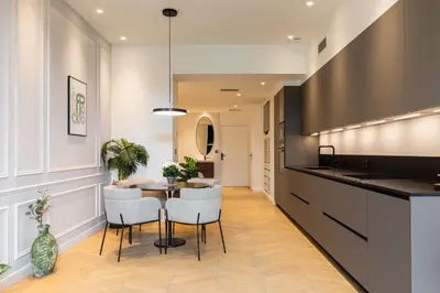 Cuisine ou kitchenette dans l'établissement MOHOM - Bellecour