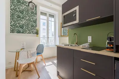 Cuisine ou kitchenette dans l'établissement Magnifique Studio - Lyon 3