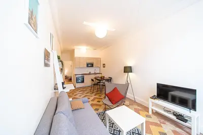 Cuisine ou kitchenette dans l'établissement Your independent cocoon in the heart of the 7th arrondissement of Lyon
