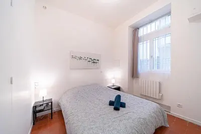 Un ou plusieurs lits dans un hébergement de l'établissement Your independent cocoon in the heart of the 7th arrondissement of Lyon