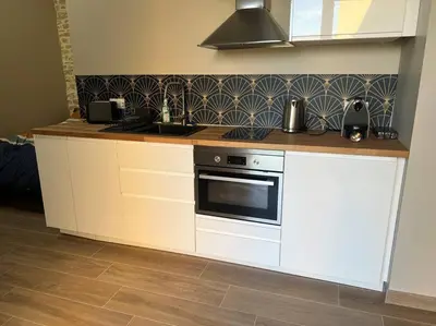 Cuisine ou kitchenette dans l'établissement Studio 25m2 neuf