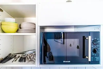 Cuisine ou kitchenette dans l'établissement Studio Ideal for professionals or students Lyon Vaise