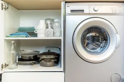 Cuisine ou kitchenette dans l'établissement The charming Fleury 2 bedrooms Oullins