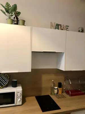 Cuisine ou kitchenette dans l'établissement Le Joseph - Opéra -Métro Hôtel de Ville