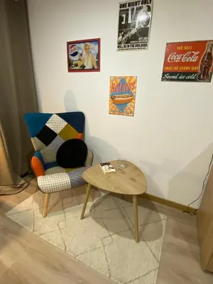 Coin salon dans l'établissement Maison Cosyli