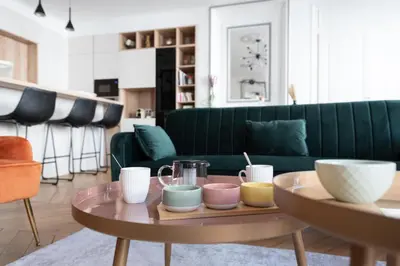 Coin salon dans l'établissement Le Merveilleux - Appt 111m2 au coeur de Lyon