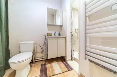 Salle de bains dans l'établissement Saint-Nizier Accommodation for two people near Cordeliers