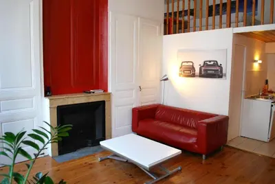 Coin salon dans l'établissement L'appartement du Parc