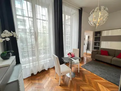 Coin salon dans l'établissement Le Lumineux - Le chic en hypercentre - Bellecour