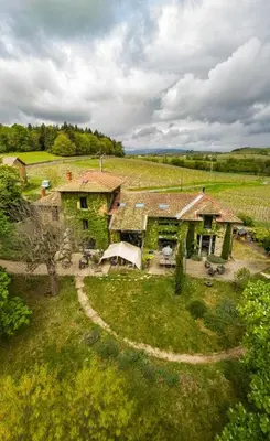 Paysage naturel près de la maison d'hôtes